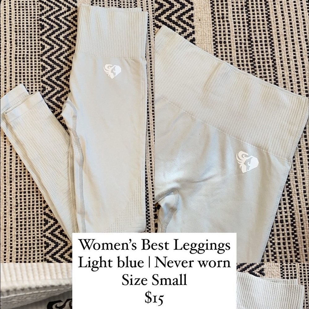 Women’s best blue leggings NEW